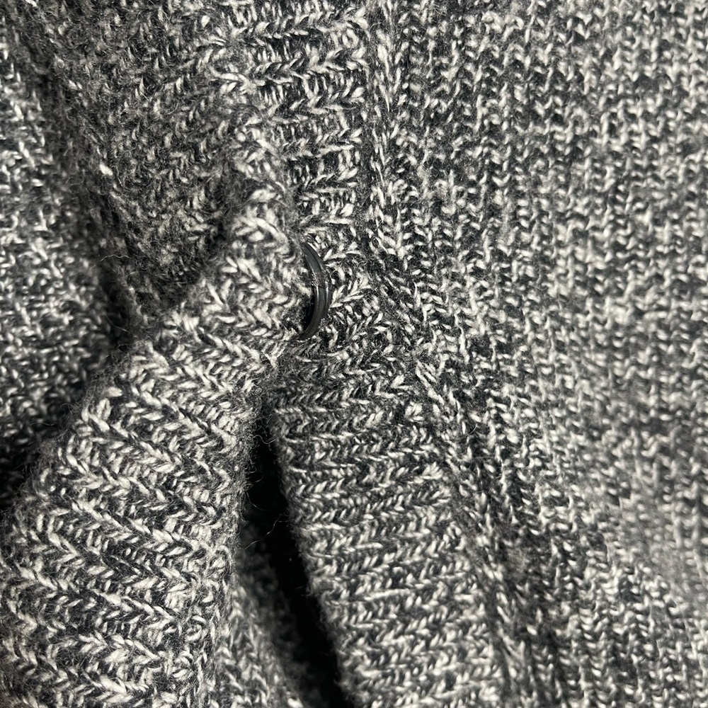 velvet Graham & Spencer | Marled One Button Wool Cashmere Blend Front Sweater - Picture 3 of 7